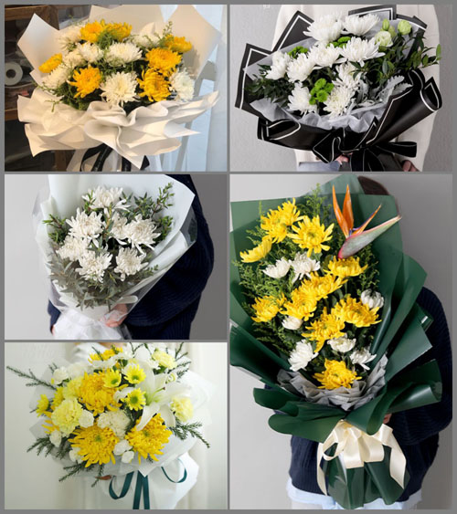 贵州铜仁市松桃县迓驾镇十里村白事花束代送
